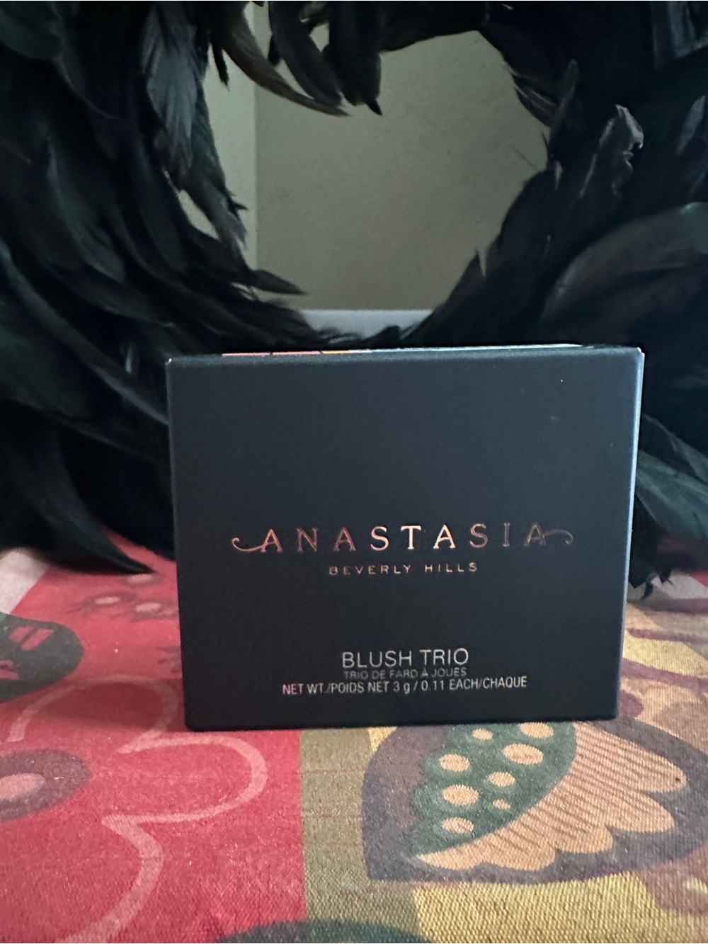 Anastasia Beverly Hills Blush Trio - Black with Rose Gold Logo